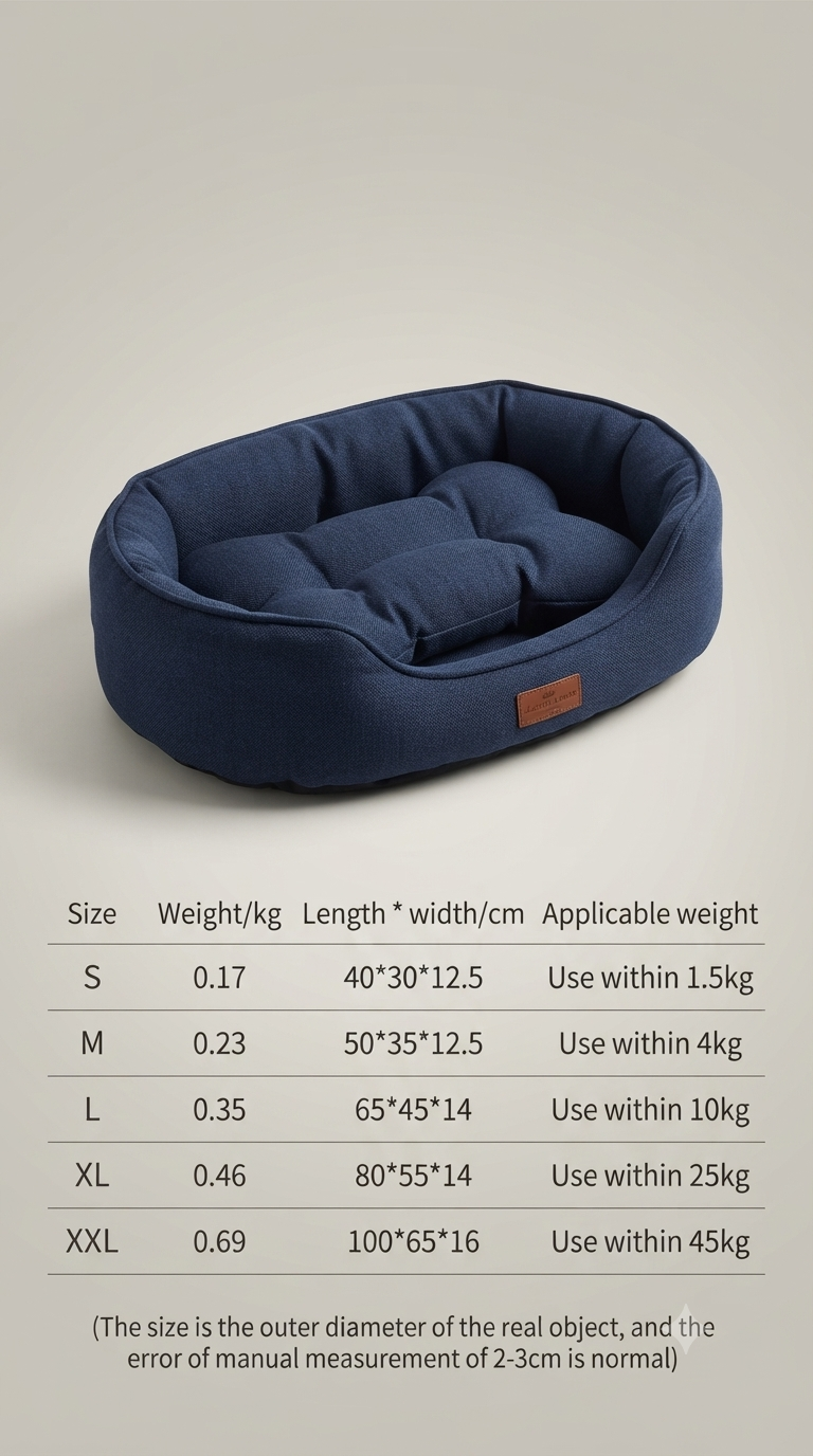 Comfortable & Breathable Pet Sofa Bed