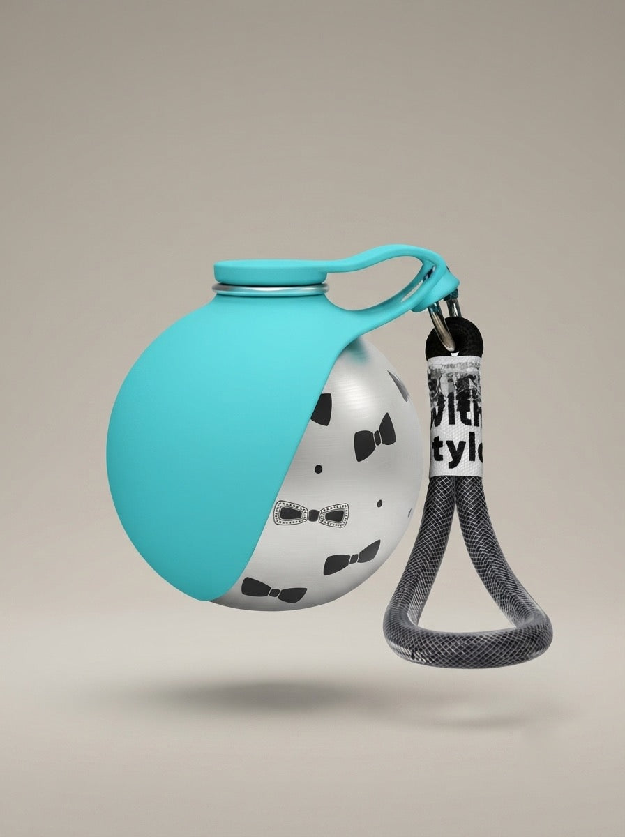 Premium Foldable Stainless Steel Pet Travel Water Bottle