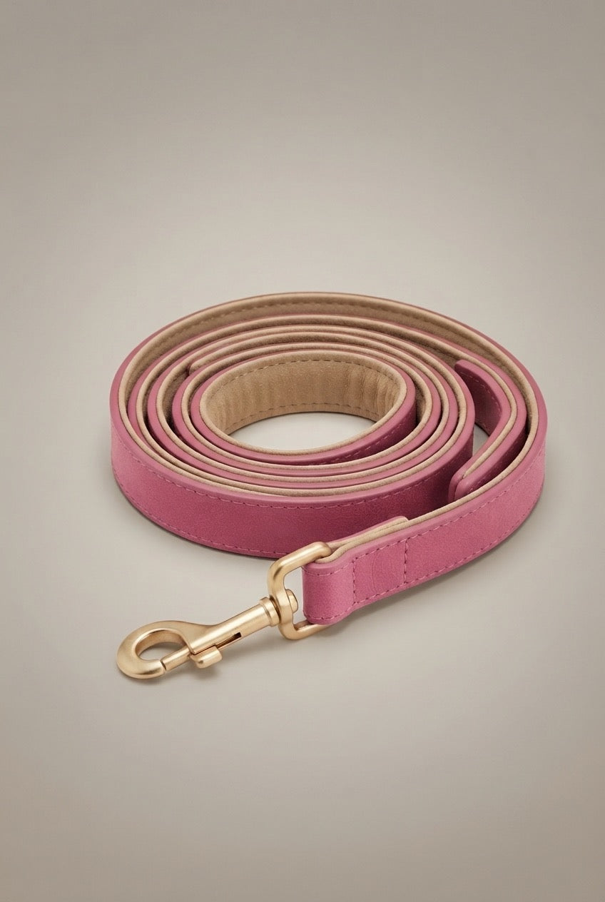 120cm Pet Dog Leash Soft PU Leather Padded
