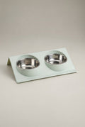 Deluxe Double Pet Bowl Station – Hygienic Stainless Steel Feeder for Cats & Dogs