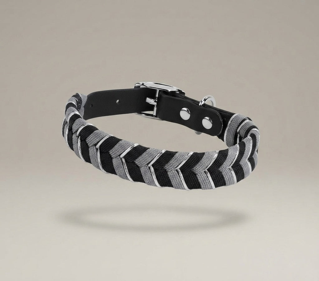 Unique Style: Handcrafted Woven Luxury Dog Collar